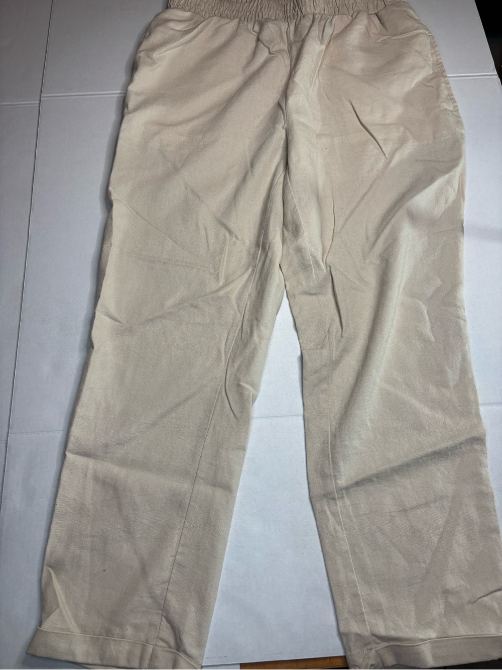 Linen Blend Pants XL